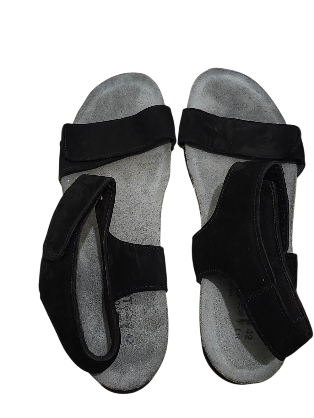 Naot Women's Black Adjustable Sandals - 11 Easy On Cork
